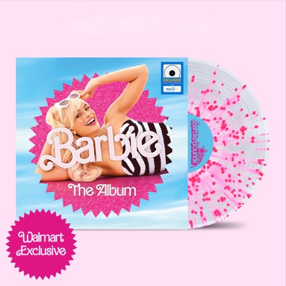 SEALED! Barbie The Album - Clear Pink Splatter (Walmart Exclusive) Vinyl - Picture 1 of 1